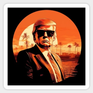 Trump 2024 Sunset Sticker